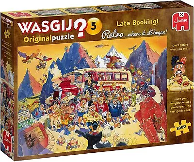 Wasgij Retro Original 5 Late Booking! Jigsaw Puzzle (1000 Pieces) • £12.49