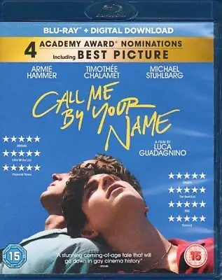 Call Me By Your Name (Blu-ray / Timothee Chalamet 2017) • $15.43