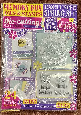 Die-cutting Essentials Issue 97 Exclusive Spring Set Memory Box 2023 New • $19.99