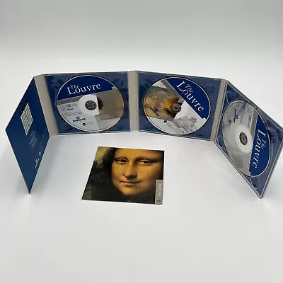 Le Louvre Virtual Visit - Collections And Palace - Complete Set - CD ROM Mac PC • $19.95