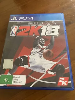 NBA 2K18 Legend Edition PS4 Game • $5