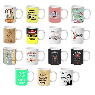 Vintage / Funny / Retro / Alcohol Quotes Mugs By Forever Personal Designs • £7.99