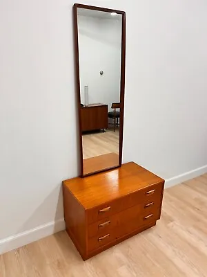 Mid Century Mirror And Dresser Set By G Plan • $1200