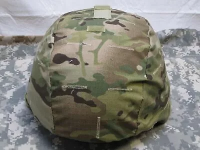 Army Ocp Multicam Ach Mich Made W/ Kevlar Combat Helmet Cover Small/medium • $24.95