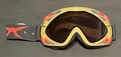 Vintage Retro CARRERA Kimerik Polar C Ski Snowboard Goggles Yellow! • $19.99