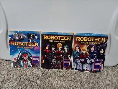 Robotech Complete Collection Macross Saga Masters Saga New Generation Blu-ray • $45