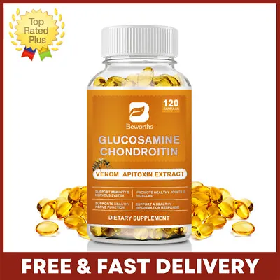 Glucosamine Chondroitin MSM W/ Bee Apitoxin Exract Triple Strength Joint Support • $13.88