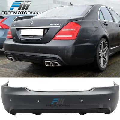 Fits 07-13 Benz W221 S-Class Rear Bumper Conversion Diffuser With PDC • $639.99