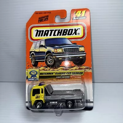 Matchbox Series 9 Classic Car Carrier First Edition #41 Of 100 Yellow/Grey • $4.99