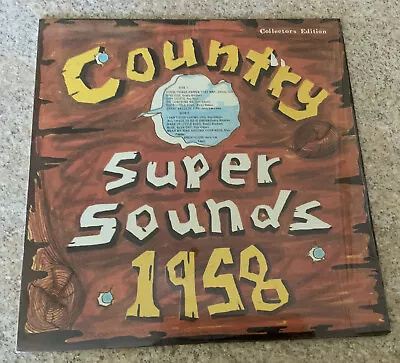 Country Super Sounds 1958 Omega Records Vinyl Album~Elvis Cash Everly Bros…EX • $5