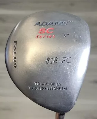 $77.48 • Buy ADAMS Golf 9° Driver SC Series 818FC Faldo RH Senior Flex Graphite Shaft