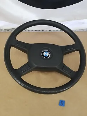 1984-93 BMW E30 318i 325i OEM STEERING WHEEL 4 FOUR SPOKE VINYL #476CN • $80.99