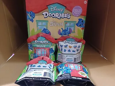 Lot Of 4 Pieces Disney Doorables Stitch Blind Bag 10 Exclusive Figures New • $29.99