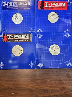 T-PAIN: Lots Of 4 Vinyl 12  Singles Buy U A Drank Church I'm In Luv (Wit A • $40