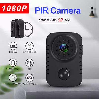 HD 1080P Security Body Camera PIR Motion Pocket Cam Night Vision Video Recorder • $42.99