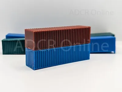 N Gauge Containers Intermodal Plastic N Scale 1:148 - Model Railway Layout • £4.49