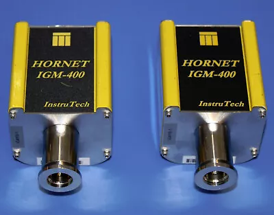 $95 • Buy (2) InstruTech IGM-400 Hornet Hot Cathode Ionization Vacuum Gauge IGM402YBX-TF1A