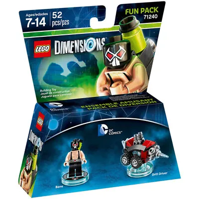 Lego Dimensions Fun Pack 71240 Bane & Drill Driver  - RETIRED • $68.25