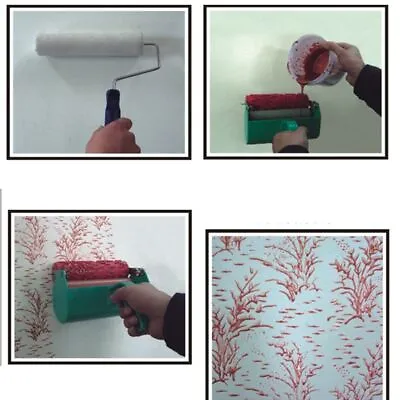Paints Painting Grain Pattern Tool Imitation  Pattern Tool Grain Paint Roller • $10