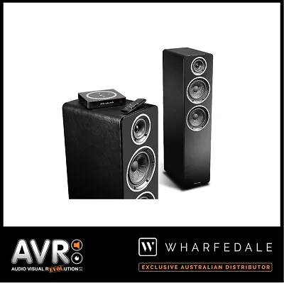 Wharfedale Diamond A2 Active Floor Standing Speakers - Black And White Finishes • $2999.99