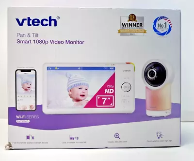 Vtech RM7866HD 7  Smart Wi-Fi Remote Access 1080p Pan & Tilt Video Baby Monitor • $89.80