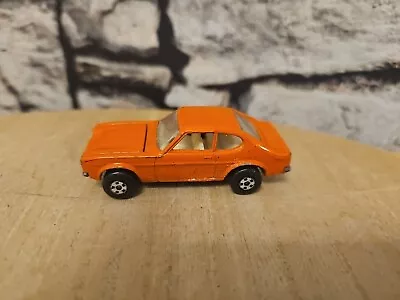 🌟Vintage 1970 Super Fast Matchbox No 54 Orange Ford Capri 🌟 • £9.50