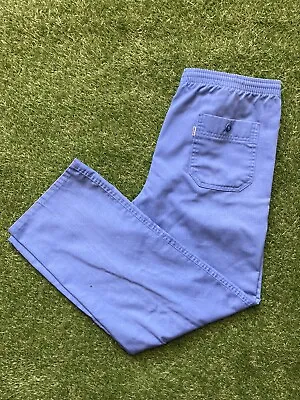 Vintage 80s Levi’s 518 Chino Pants Blue Drawstring Waist Size Medium • $21.99
