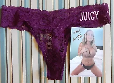 Michelle Baena Playboy Sexy Lingerie / With 1 Signed Photos • $30
