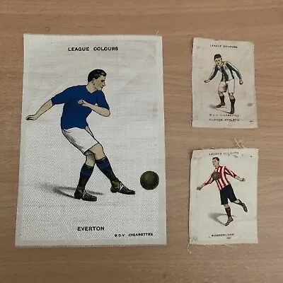£4 • Buy Everton, Sunderland, Oldham BDV Cigarette Silks Football League Colours