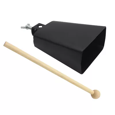 Metal Cow Bell Noise Makers Musical Hand Percussion Cowbell For Drum Set Q0E6 • $13.29