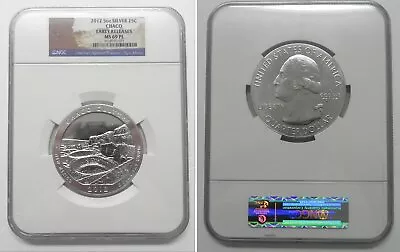 2012 CHACO America The Beautiful ATB 5 Oz Silver Coin NGC MS69 PL Early  #0021 • $295