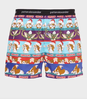 New Peter Alexander Mens Gremlins Xmas Christmas Boxer Pj Shorts Xl Rrp$59.95 • $25