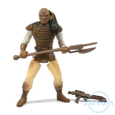 Star Wars 3.75  Power Of The Force POTF Weequay Skiff Guard Loose Complete • $6