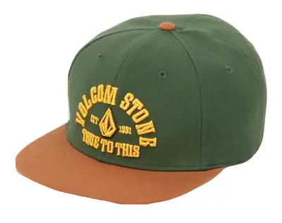 Volcom Drummond Wide Brim Snapback Hat~ Green|Brown|Yellow - NEW • $21.82