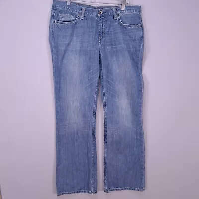 X2 Denim Laboratory Jeans Womens 12 Blue Bootcut Whisker Denim • $8.90