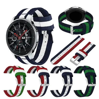 For Samsung Galaxy Watch 3 4 Gear S3 Active 2 Nylon Sport Strap Replacement Band • $8.79