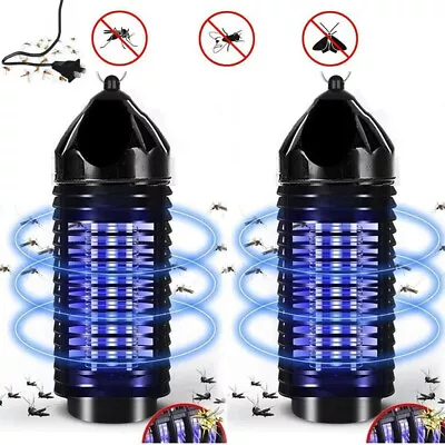 Electric Fly Bug Mosquito Insect Zapper Killer LED Light Trap Pest Control Lamp • $17.90