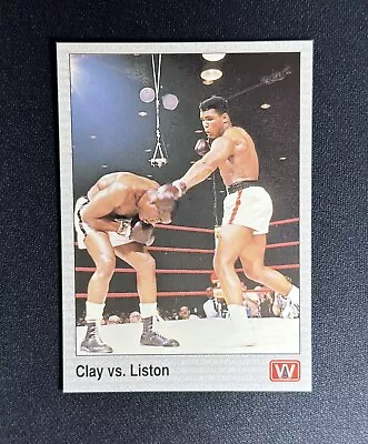 1991 All World AW Sports Muhammad Ali Vs. Sonny Liston #146 Boxing Card HOF • $2.69
