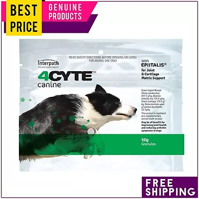 4Cyte Canine Joint Support Supplement For Dogs 50 Gm Granules • $55.95