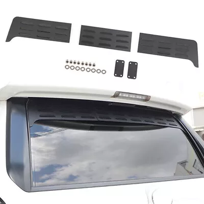 Tailgate Rear Window Glass Louvers Vent Panel Trim Cover For 4Runner 2010+ Black • $65.99