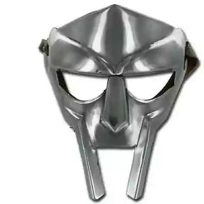 Steel Face Mask  Armor Medieval MF Doom Mask Gladiator Mad-villain Adult Size • $39.60