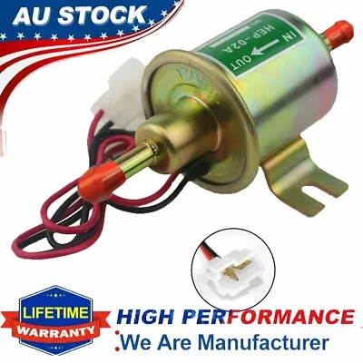 New Gas Diesel Fuel Pumps Inline Low Pressure Electric Fuel Pump 12V BHEP-02A AU • $24.89