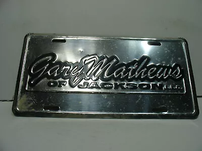 Booster License Plate    Gary Mathews  Of  Jackson TN    L.L.C.    9171 • $24.99