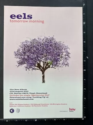 EELS - TOMORROW MORNING 8X11  Original Magazine Advert M83 • $6.21