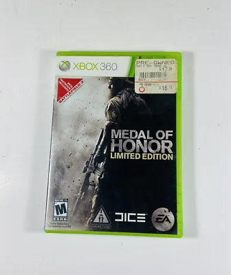Medal Of Honor -- Limited Edition (Microsoft Xbox 360 2010) No Manual ML214 • $6.96