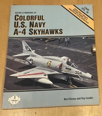 Colors & Markings Vol 18 Colorful US Navy A-4 Skyhawk Good Condition • $10.85