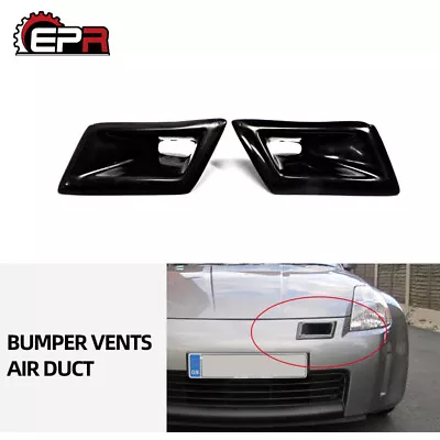 For Nissan 350Z Z33 Front Bumper Vent Air Ducts Nism-style FRP Unpainted 2pcs • $91.73