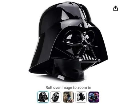 Darth Vader Mask - Q Marvel Toy Darth Vader's Helmet Star Wars Black Warrior Cu • £7.04