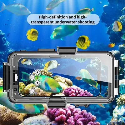 Waterproof Underwater Diving Case Camera For IPhone 14 13 12 11 8 7 Pro Max XR X • £57.99