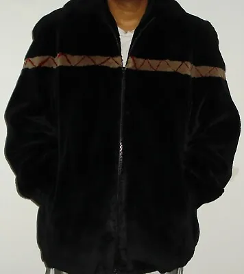 Men's SAKS FIFTH AVENUE Sheared Beaver Fur Jacket Size 40 FREE SHIP Excellent Co • $499.99